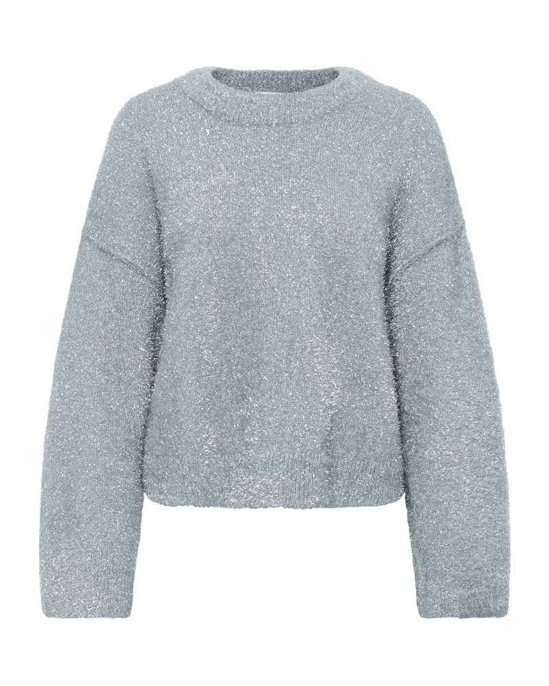 Karen by Simonsen Sada Knit Sweater Flint Gray Truien & Vesten