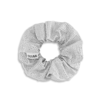 SUI AVA Kelly Crystal Scrunchie Clear Crystal Accessoires