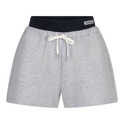 The Lola Club Millie Short Grey Melange Broeken