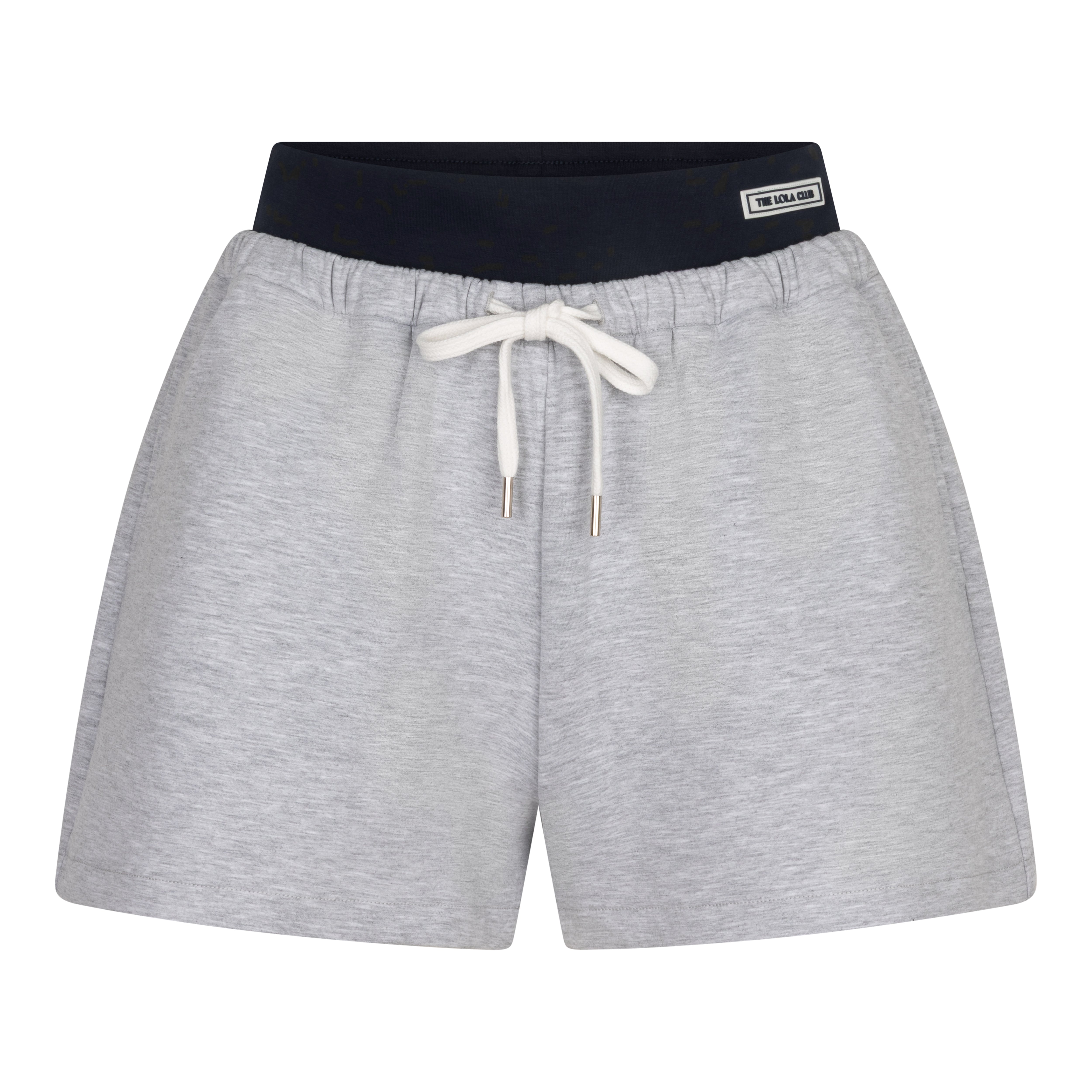 The Lola Club Millie Short Grey Melange Broeken