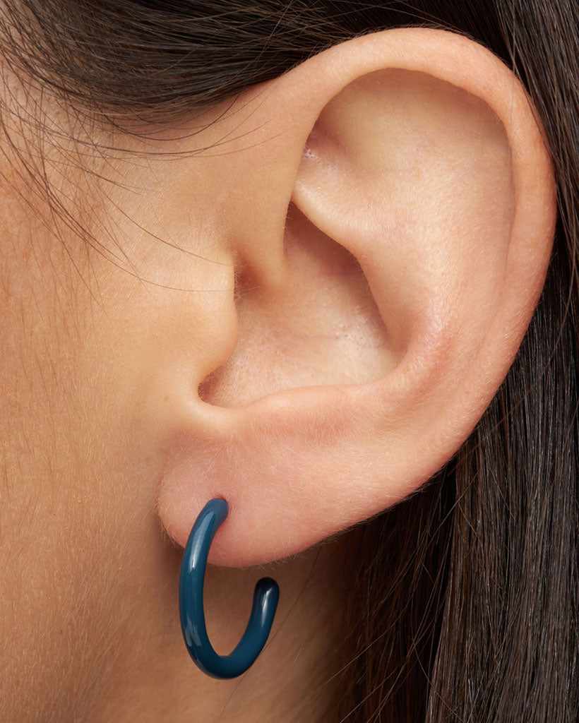 LuLu Copenhagen Color Hoops Medium (2 stuks) Accessoires