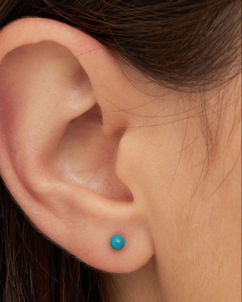 LuLu Copenhagen Color Ball Oorbel (1 stuk) Retro Blue One Size Accessoires