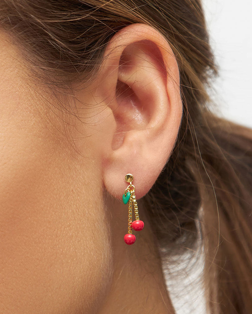 LuLu Copenhagen Cherry earring 1 pcs Sieraden