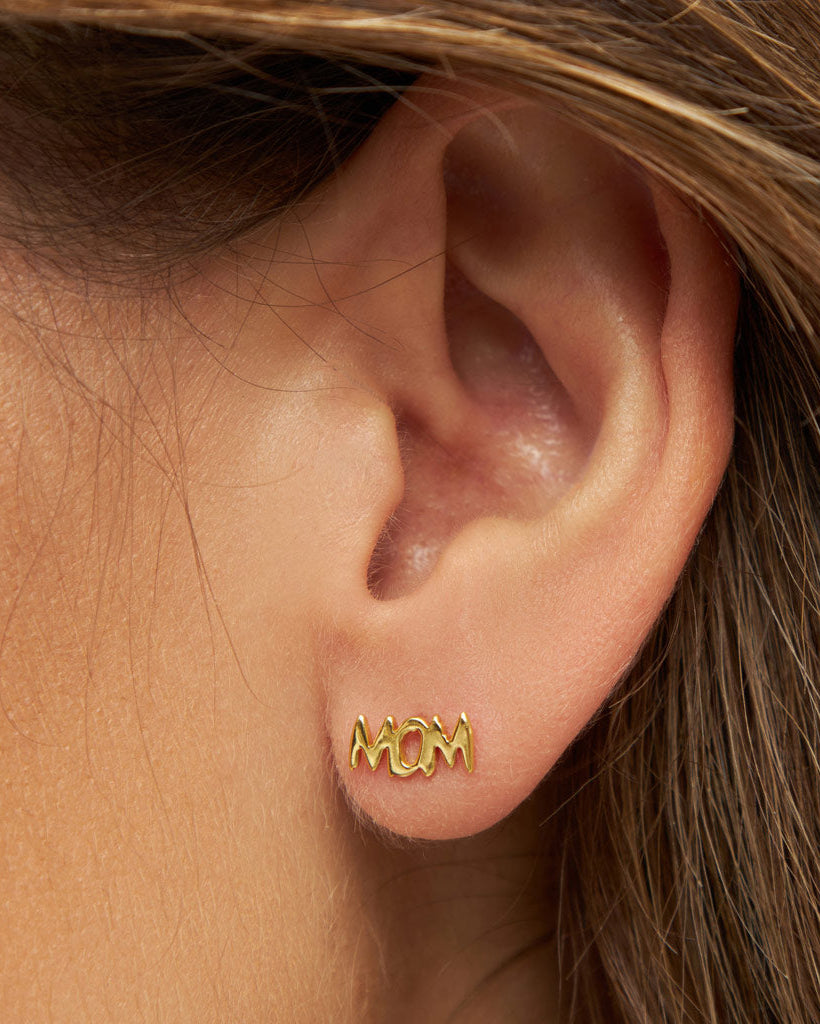 LuLu Copenhagen Word Mom earring 1 pcs Sieraden