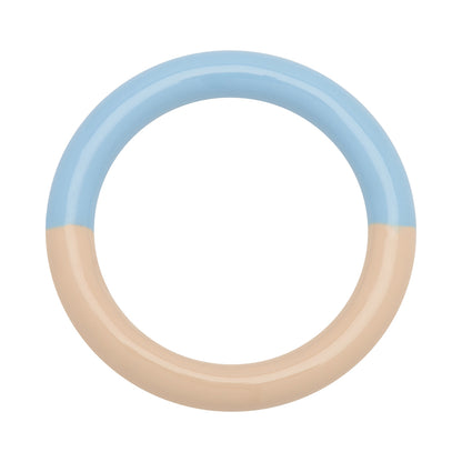 LuLu Copenhagen Double Color Ring Light Blue Buttercream Sieraden