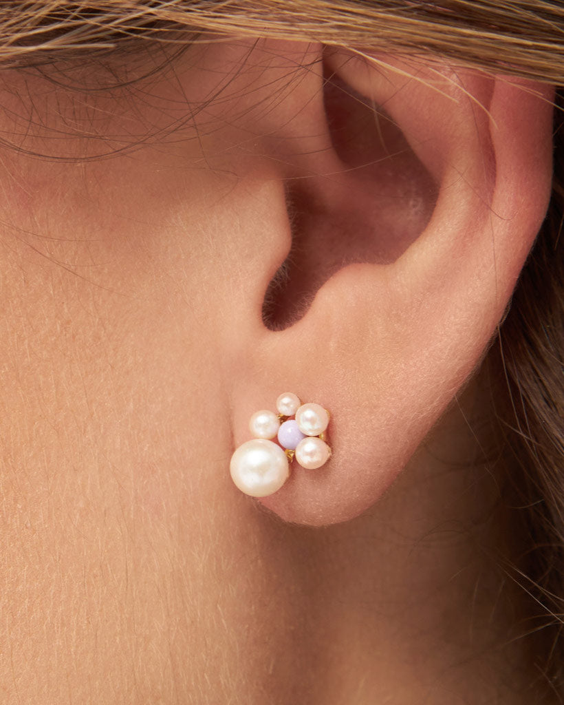 LuLu Copenhagen Bouquet Pearls earring 1 pcs Sieraden