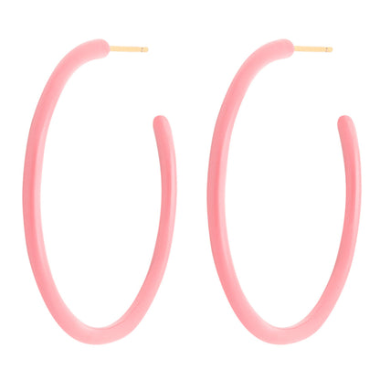 LuLu Copenhagen Color Hoops Large Pair Sieraden
