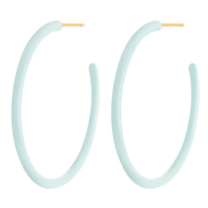 LuLu Copenhagen Color Hoops Large Pair Sieraden