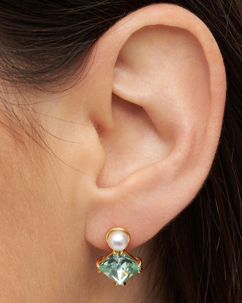 LuLu Copenhagen Gala The Square Oorbel (1 stuk) Accessoires