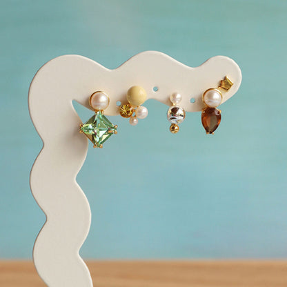 LuLu Copenhagen Gala The Square earring 1 pcs Accessoires