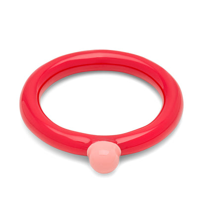 LuLu Copenhagen Color Ring Top Hot Coral Burnt Coral Accessoires