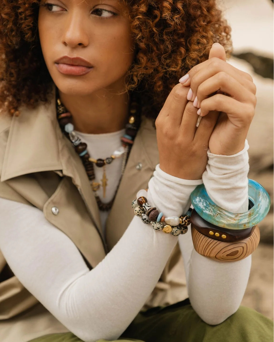 Le Veer Blue Bangle