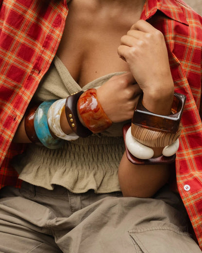 Le Veer Bold Square Bangle