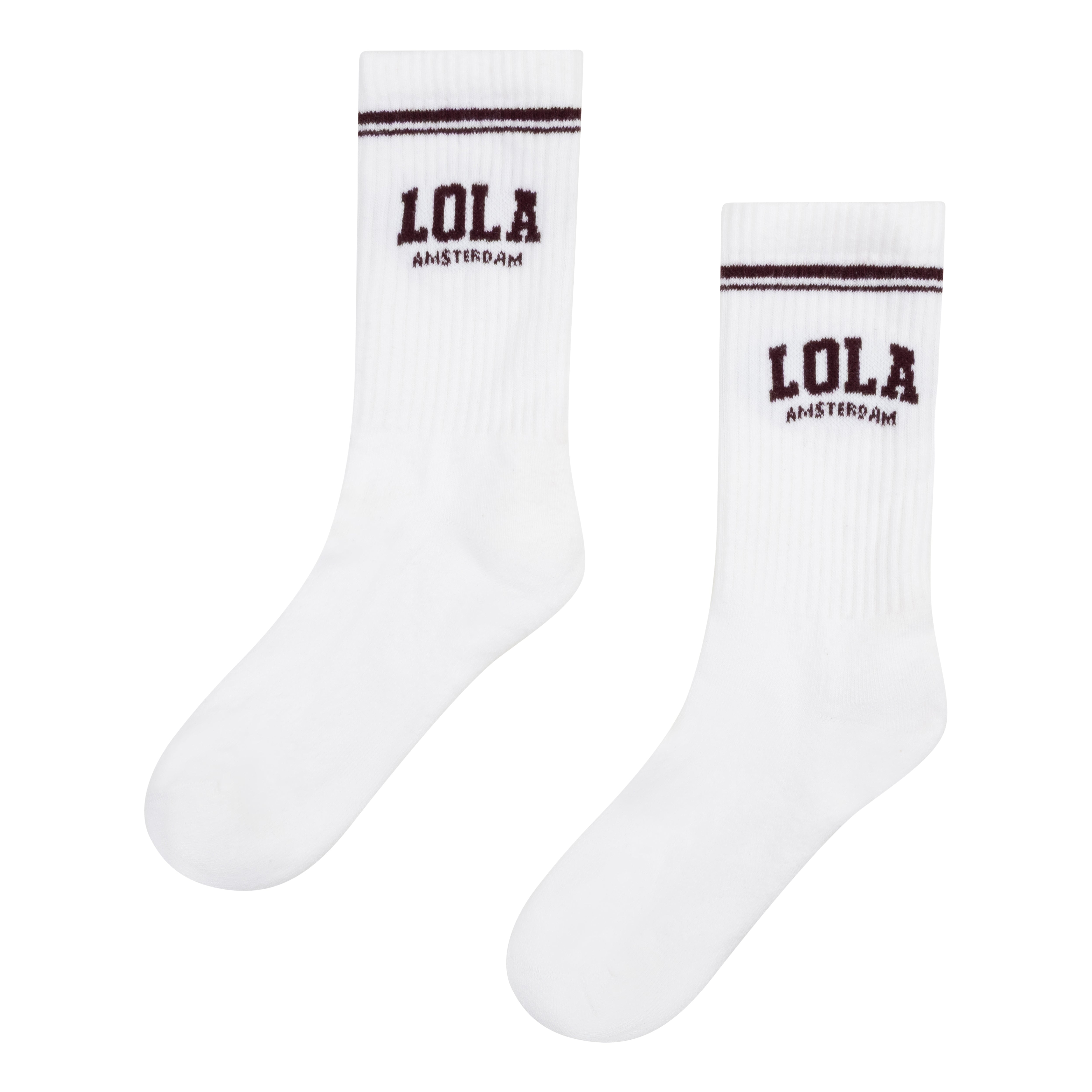 The Lola Club Lola Socks Mulberry Wine One size