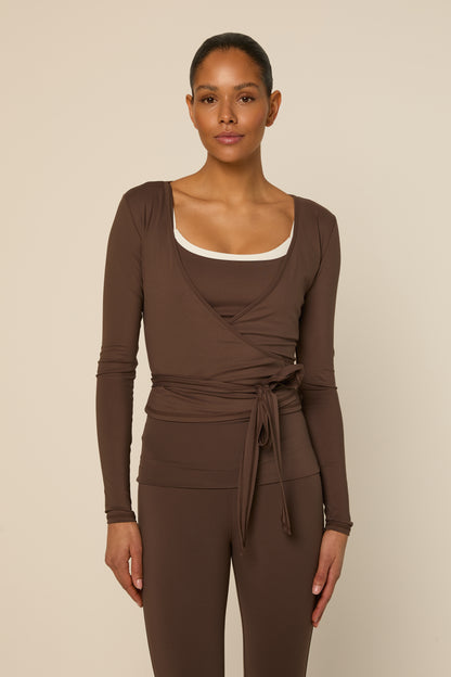 The Lola Club Bruna Wrap Top