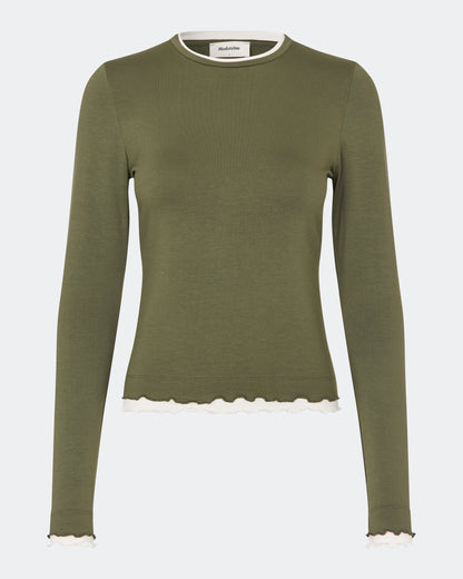 Modström Cilja Longsleeve T-shirt Army Dust