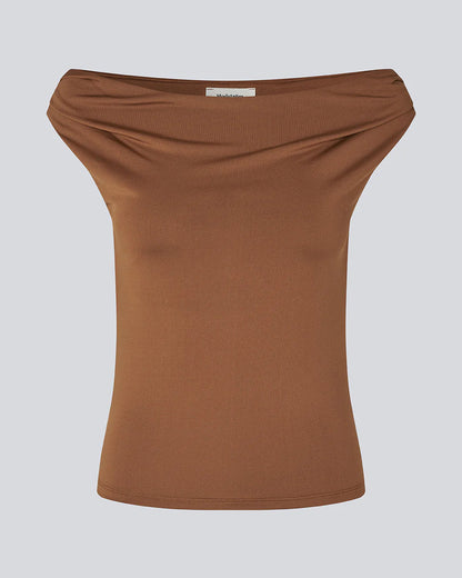 Modström Hima Off-shoulder Top Nuthatch