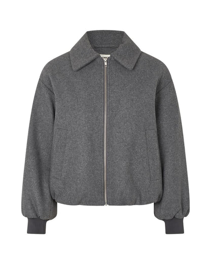 Modström Ommi Jas Dark Grey Melange Jassen