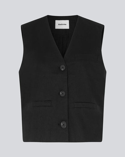 Modström Park Gilet Black Tops
