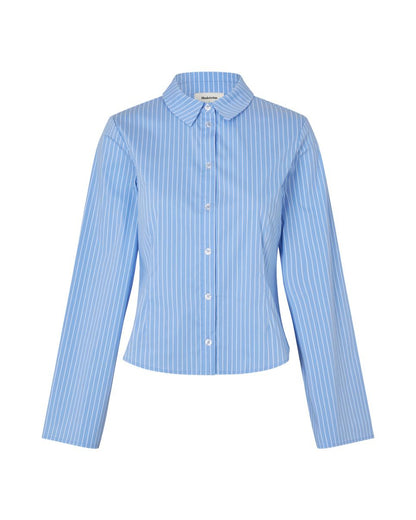 Modström Patti Blouse Blue White Stripe Blouses