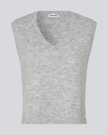 Modström Petronella Spencer Grey Melange Truien & Vesten
