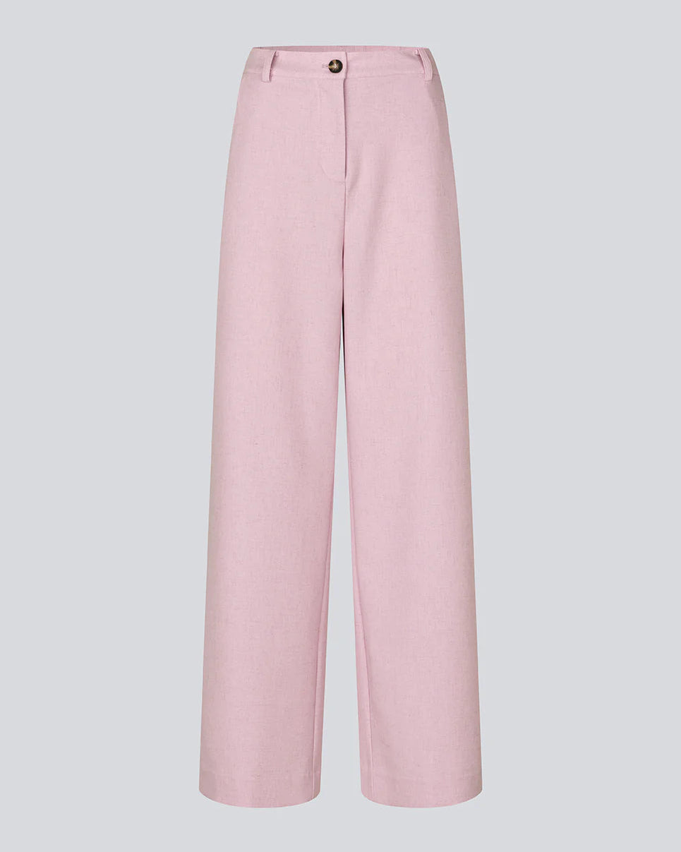 Modström Sophie Pants Pink Melange Broeken
