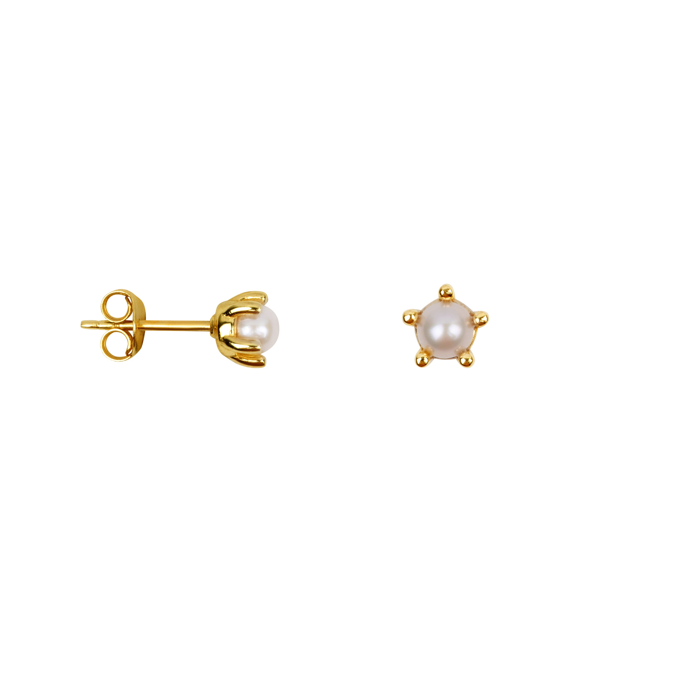 Betty Bogaers Pearl Stud Earring (1 stuk)