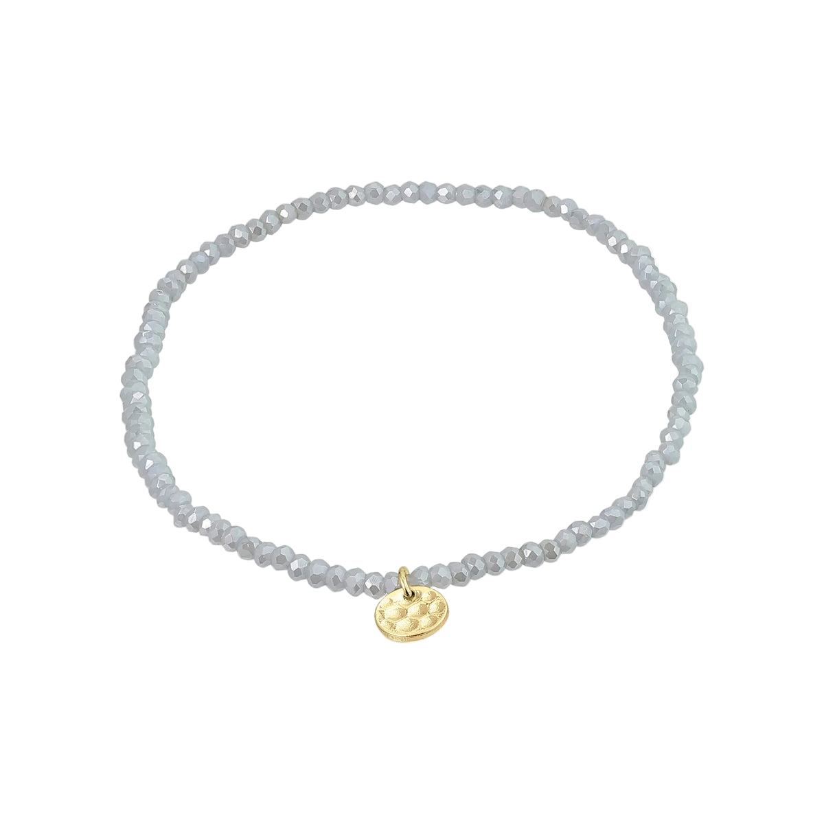 Pilgrim INDIE Armband Blue Gold Plated
