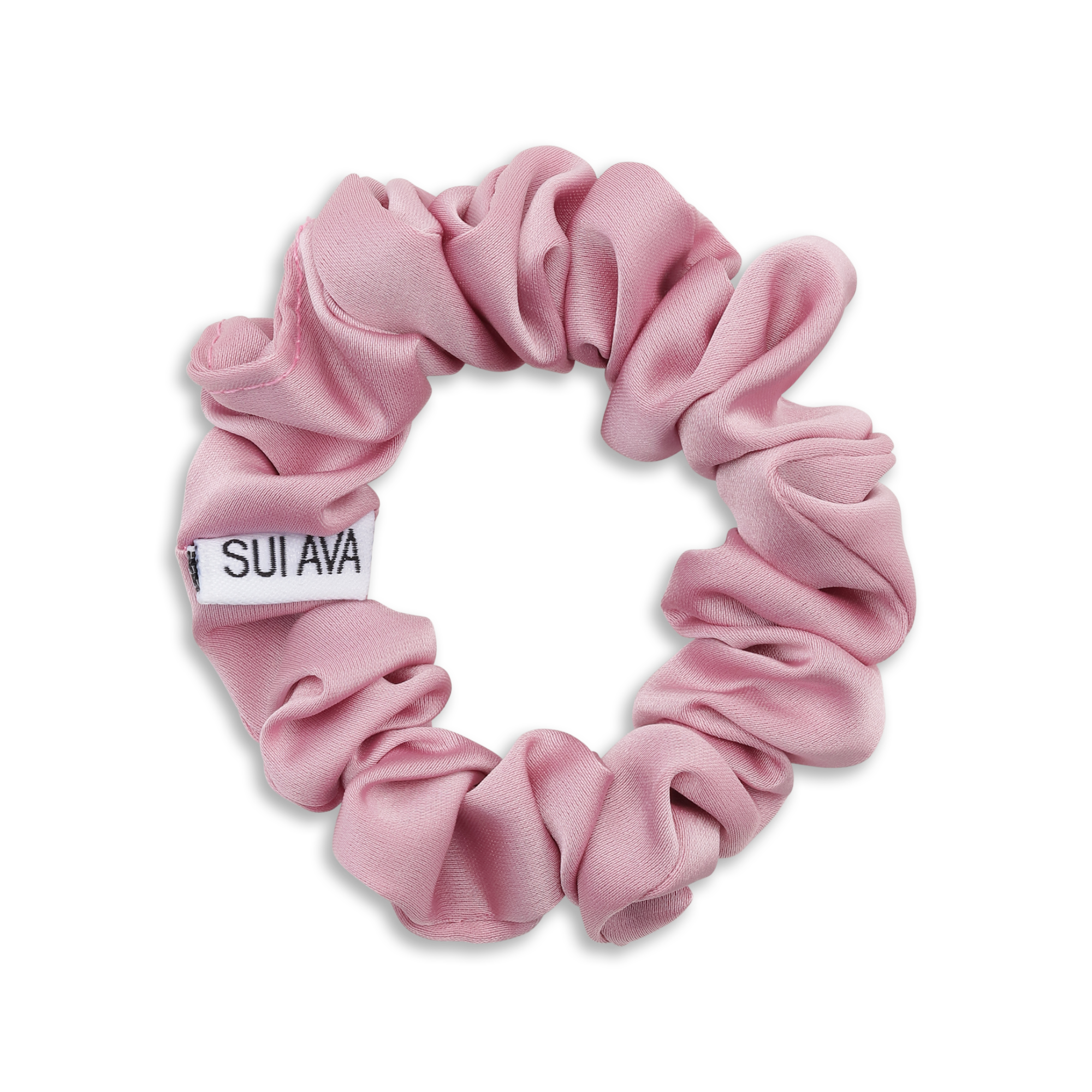 SUI AVA Ruched Ribbon Scrunchie Blush Accessoires