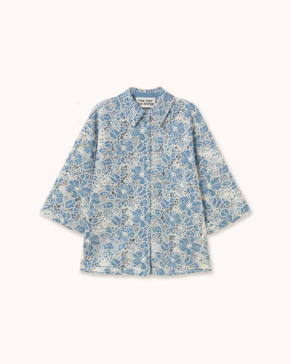 The Tiny Big Sister Lace Shirt Tiny Blue