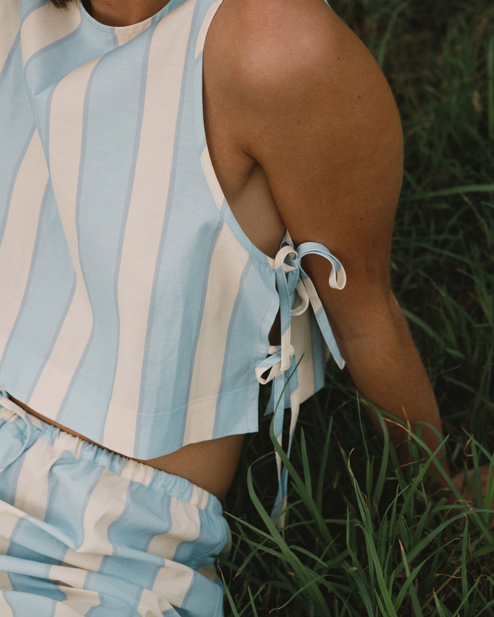 The Tiny Big Sister Retro Stripes Top