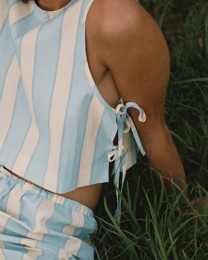 The Tiny Big Sister Retro Stripes Top
