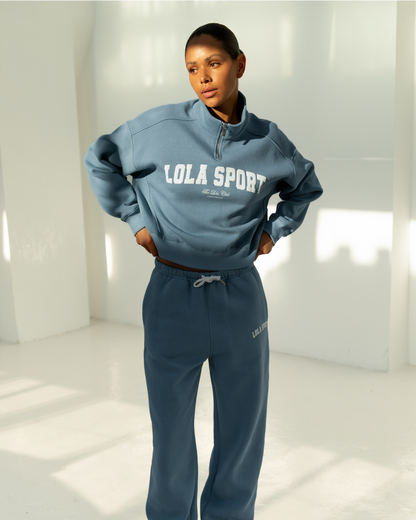 The Lola Club Jayla Half Zip Sweater Truien & Vesten