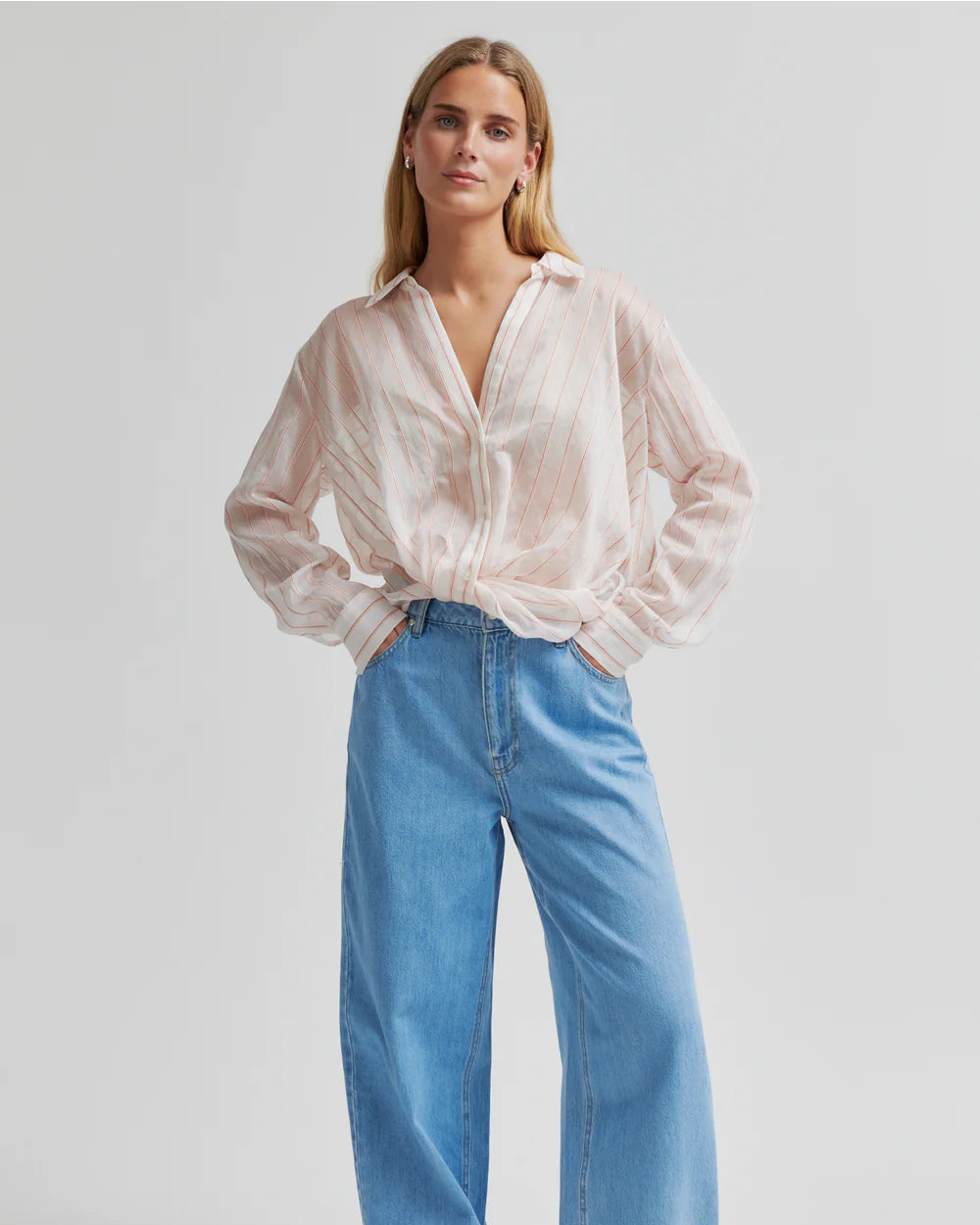 Second Female Chevy Twist Blouse Blouses