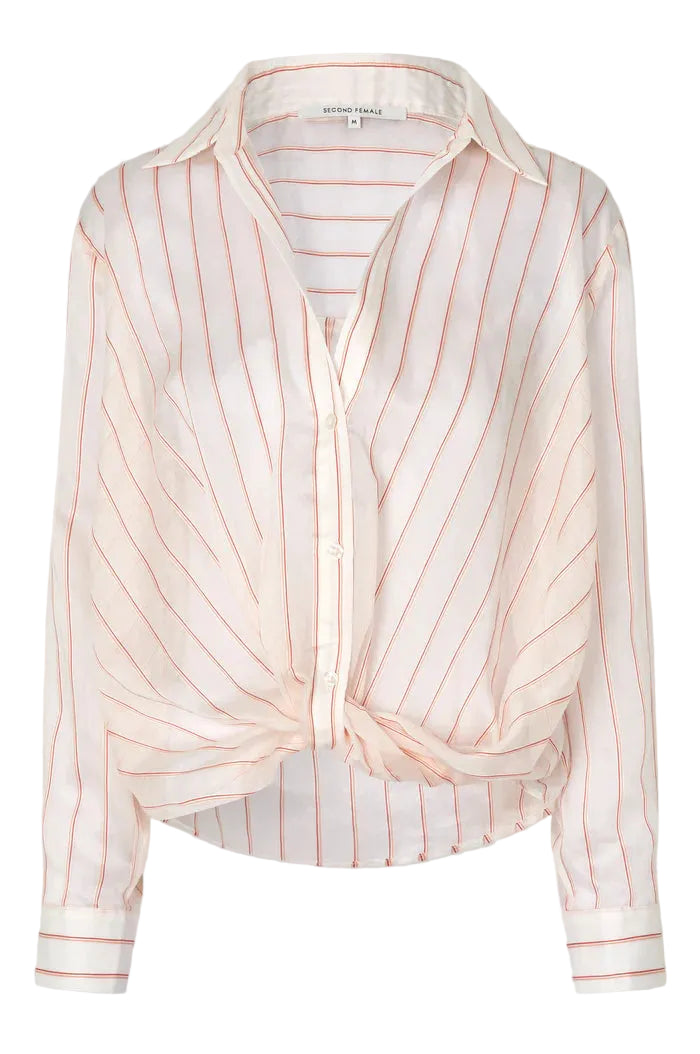 Second Female Chevy Twist Blouse Creampuff Blouses