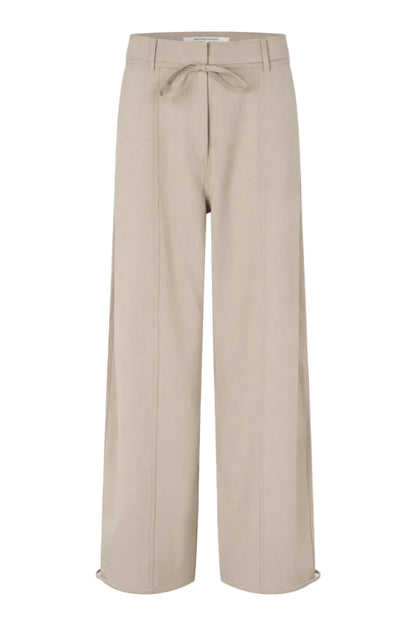 Second Female Zoie Cargo Trousers Light Beige Melange Broeken