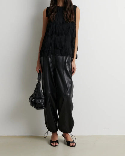 Second Female Aluka Leather Trousers