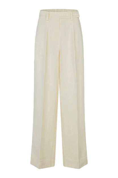 Second Female Lino Classic Trousers Alabaster Gleam