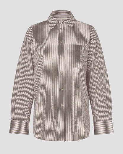 Second Female Vena Blouse Black Olive