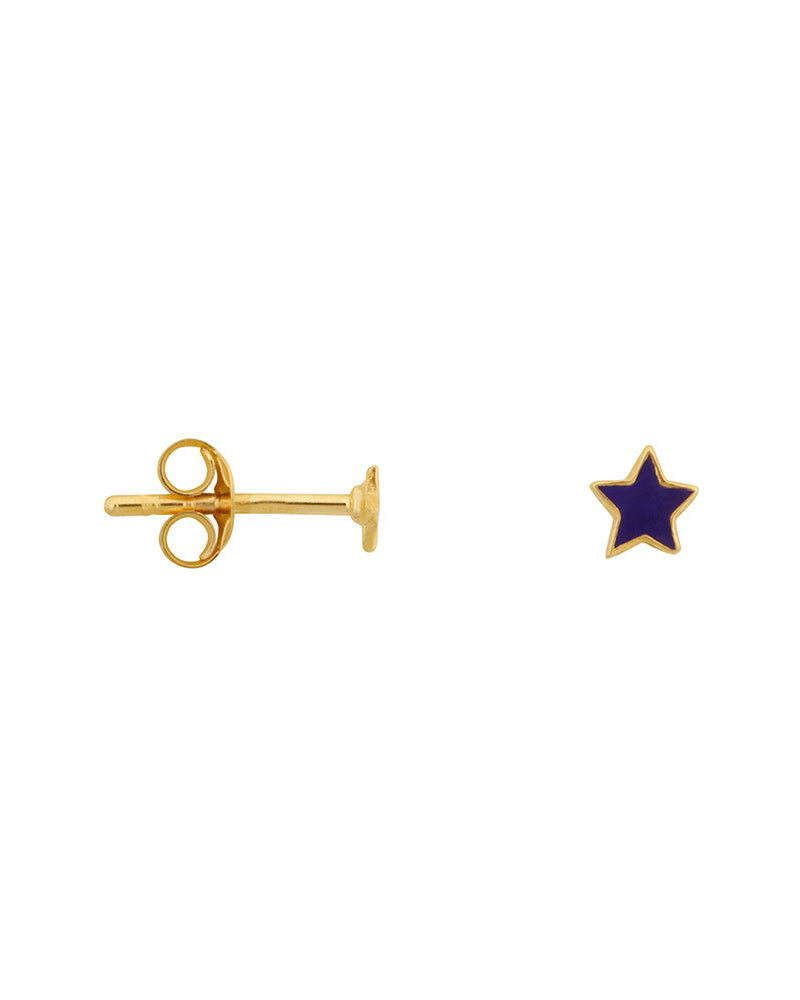 Betty Bogaers Star Stud S (2 stuks) Gold Kobalt Accessoires