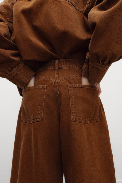 The New Society Extra Wide Trouser Hazel