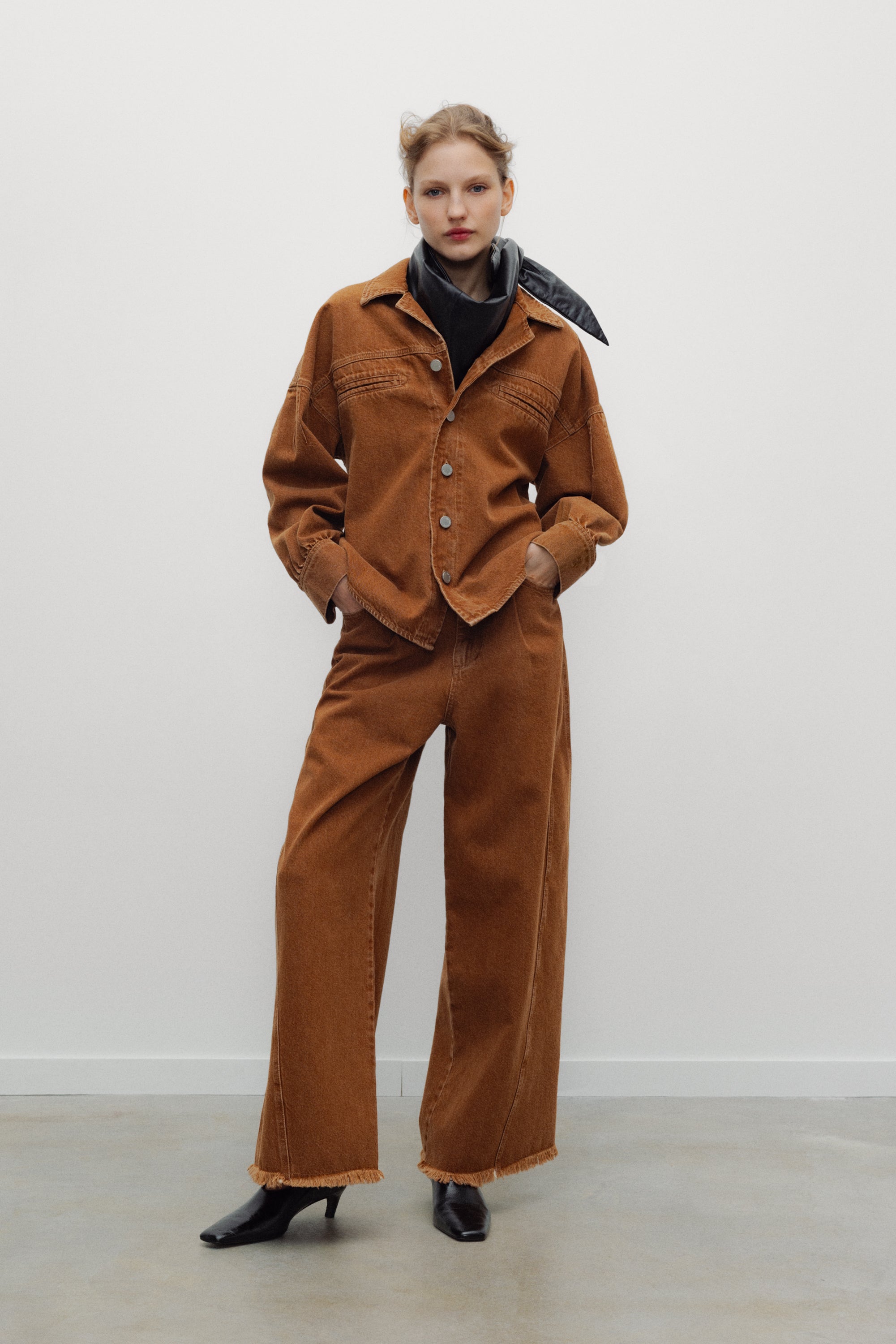The New Society Extra Wide Trouser Hazel