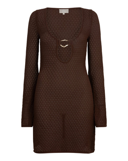 The Lola Club Kylee Dress Chocolate