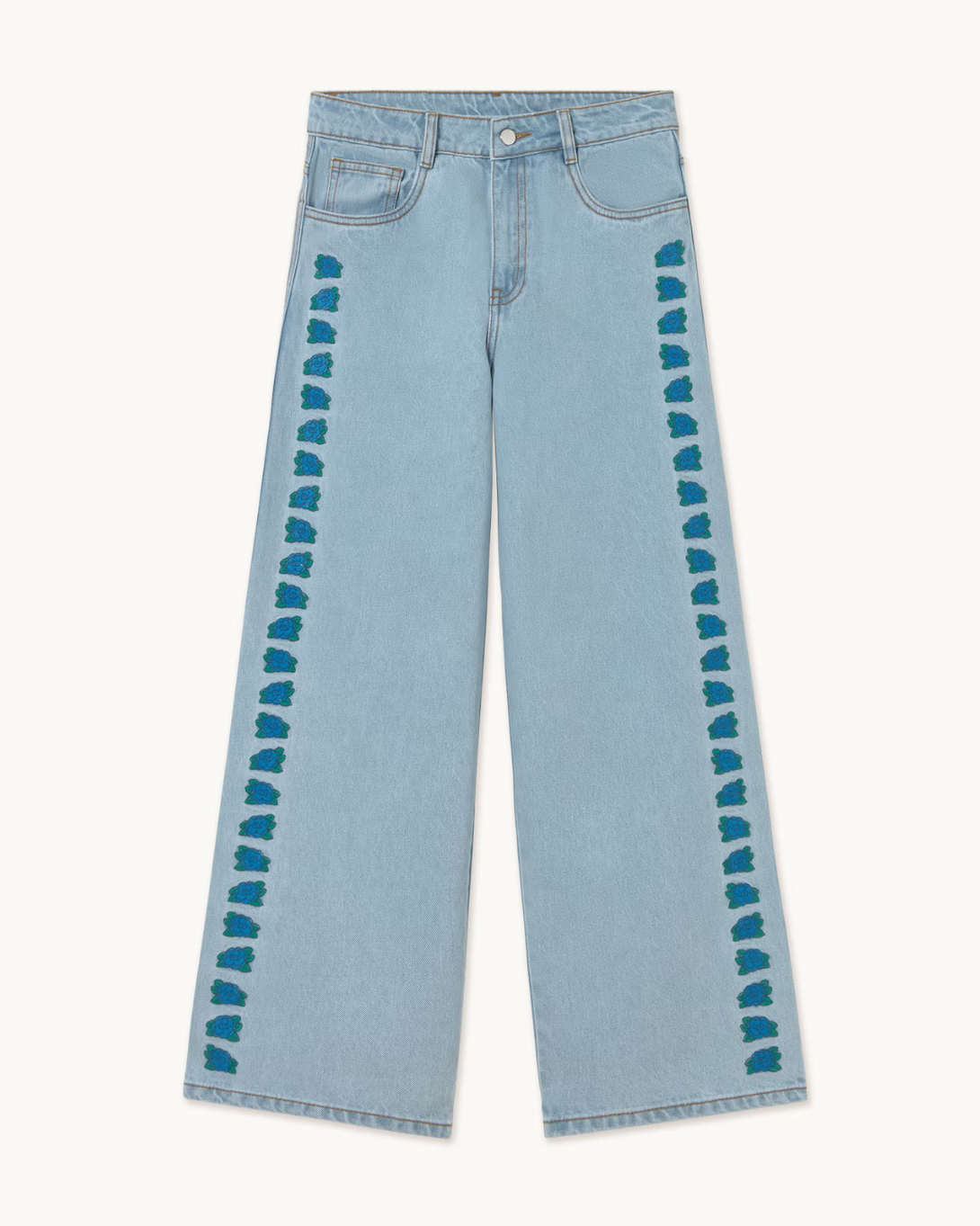 The Tiny Big Sister Berta Roses Denim Light Wash Denim