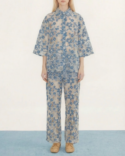 The Tiny Big Sister Lace Wide Broek