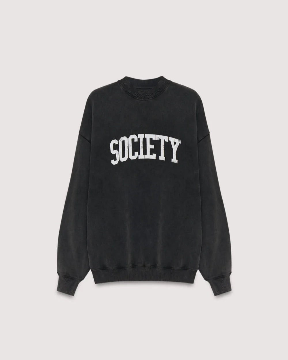 The New Society Sweatshirt Society Washed Grey Truien & Vesten