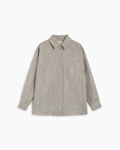 The New Society Iris Shirt Silver