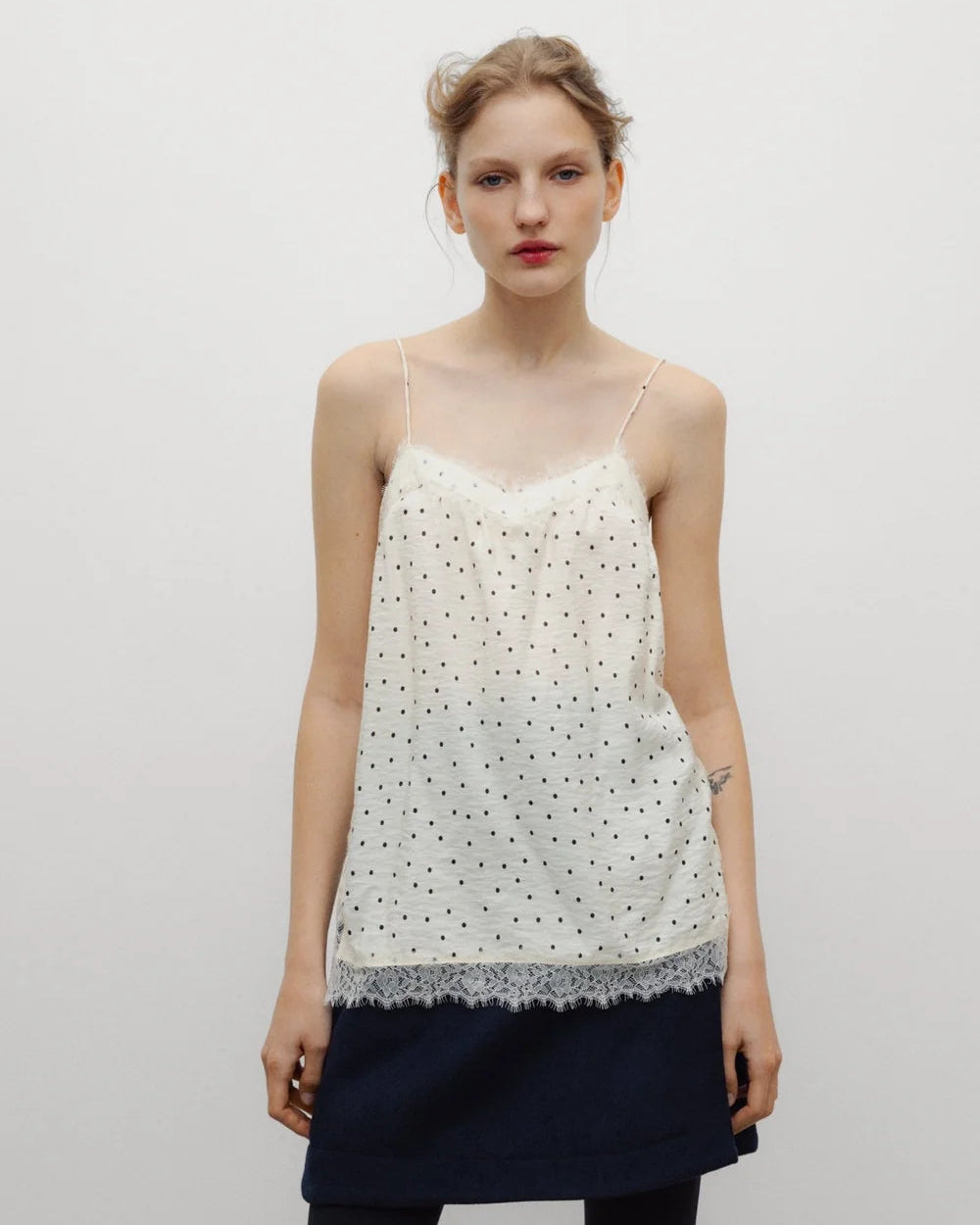 The New Society Polka Dot Top Polka Dot Print