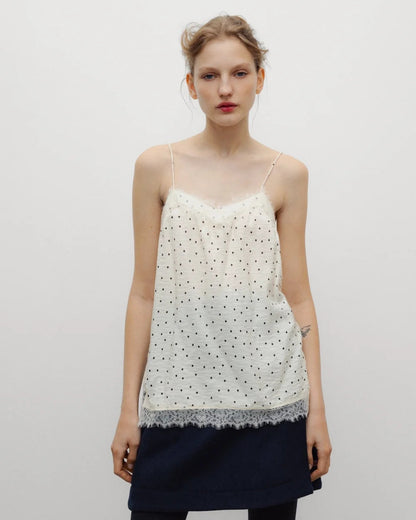 The New Society Polka Dot Top Polka Dot Print