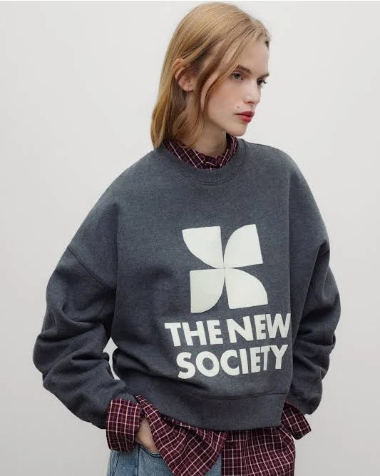 The New Society TNS Logo Woman Sweatshirt
